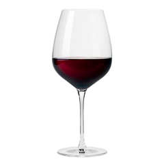 Red wine glasses