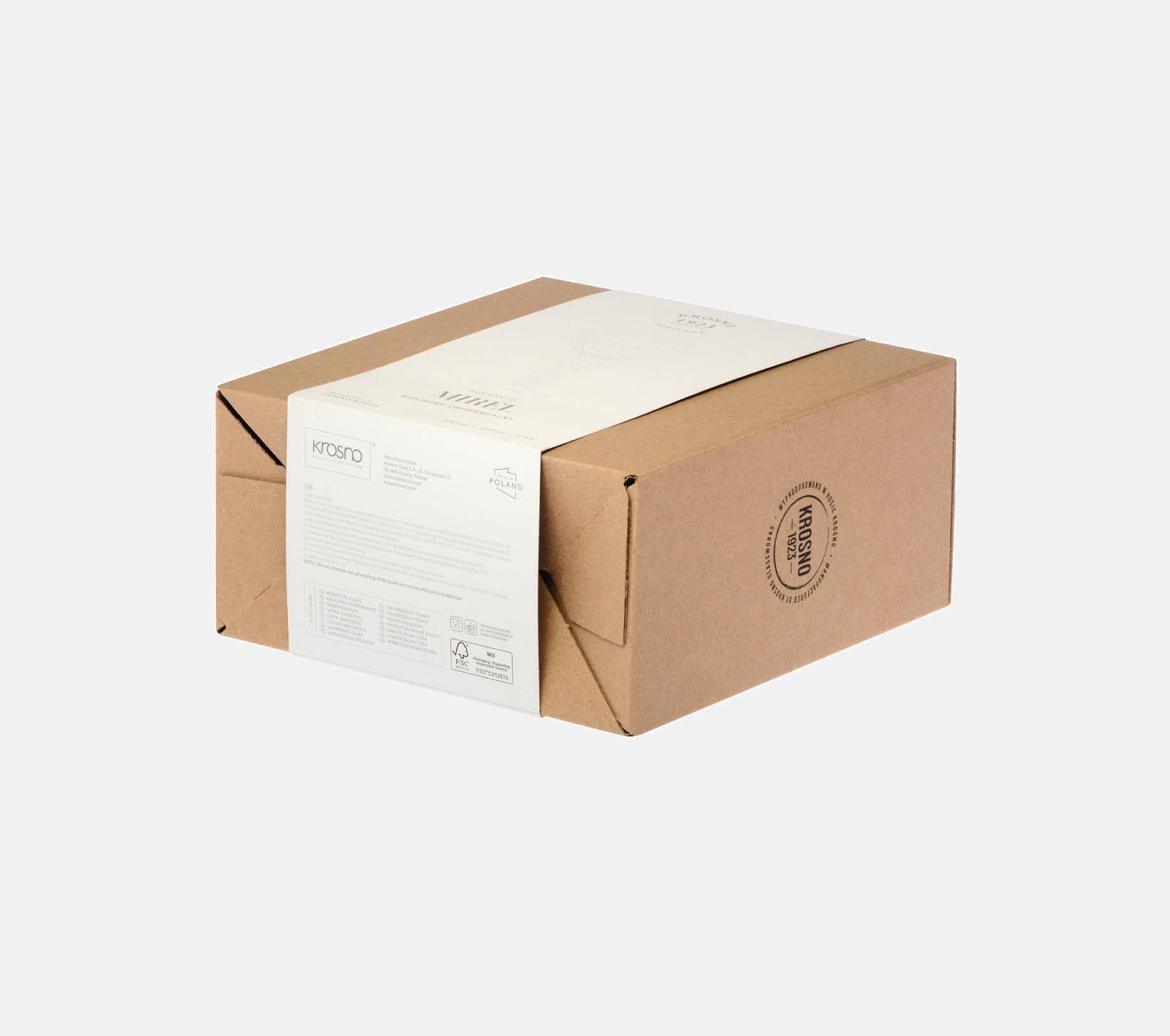 Kryształowe kieliszki MIREL Granat 350 ml
