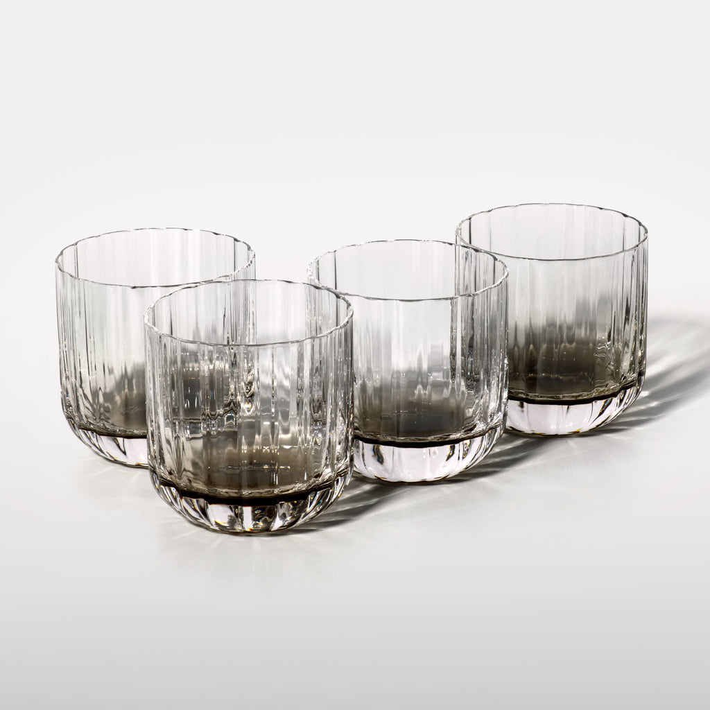 Marszałkowskie szklanki do wody Kwarc Dymny 300 ml