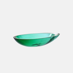 Kryształowa salaterka LUPINA Szmaragd 32 cm