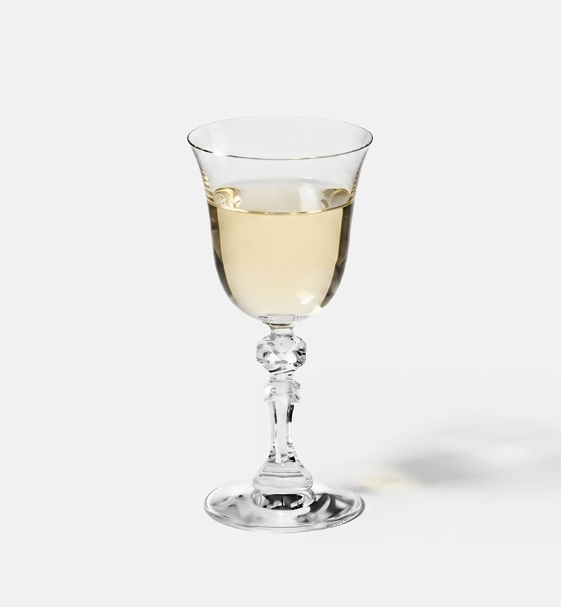 White wine glasses