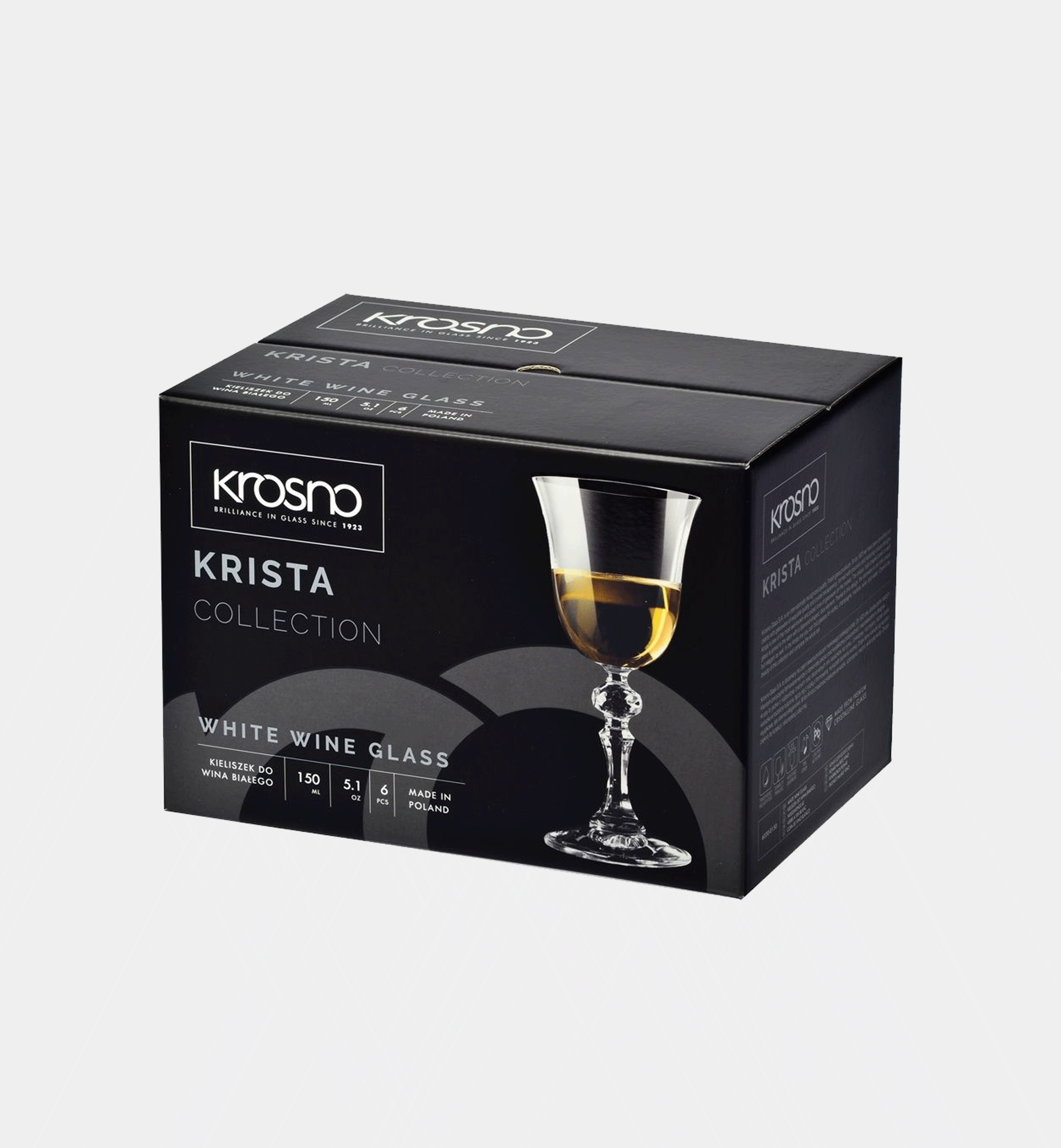 White wine glasses