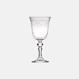 Red wine glasses