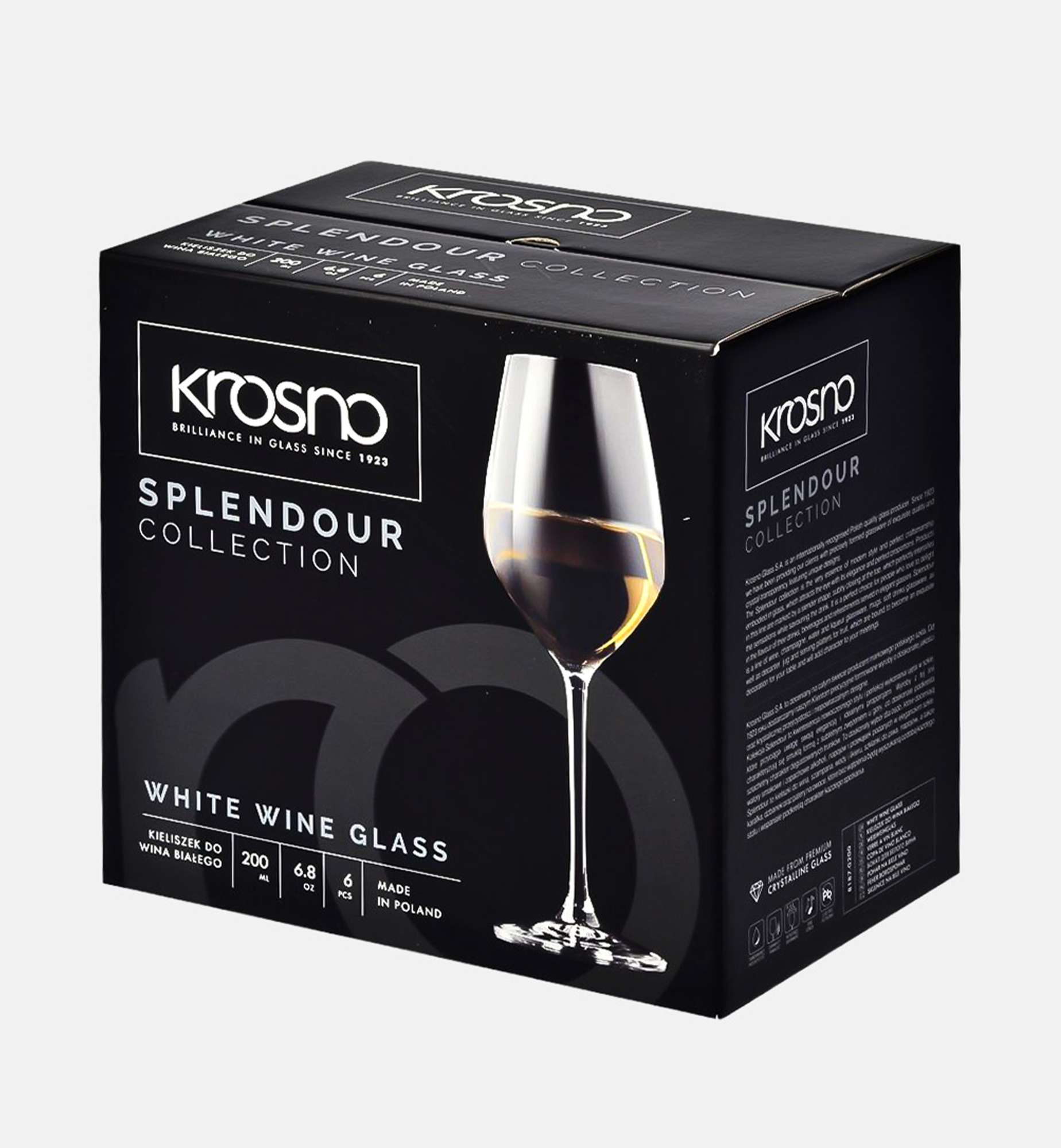 Kieliszki do wina białego 340 ml