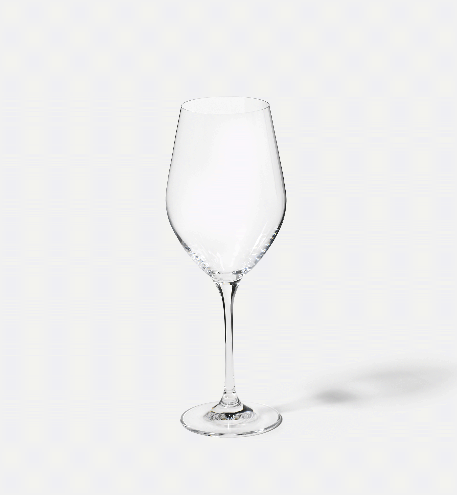 Red wine glasses