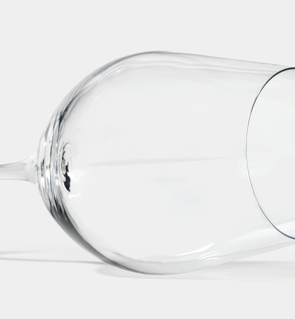 Red wine glasses