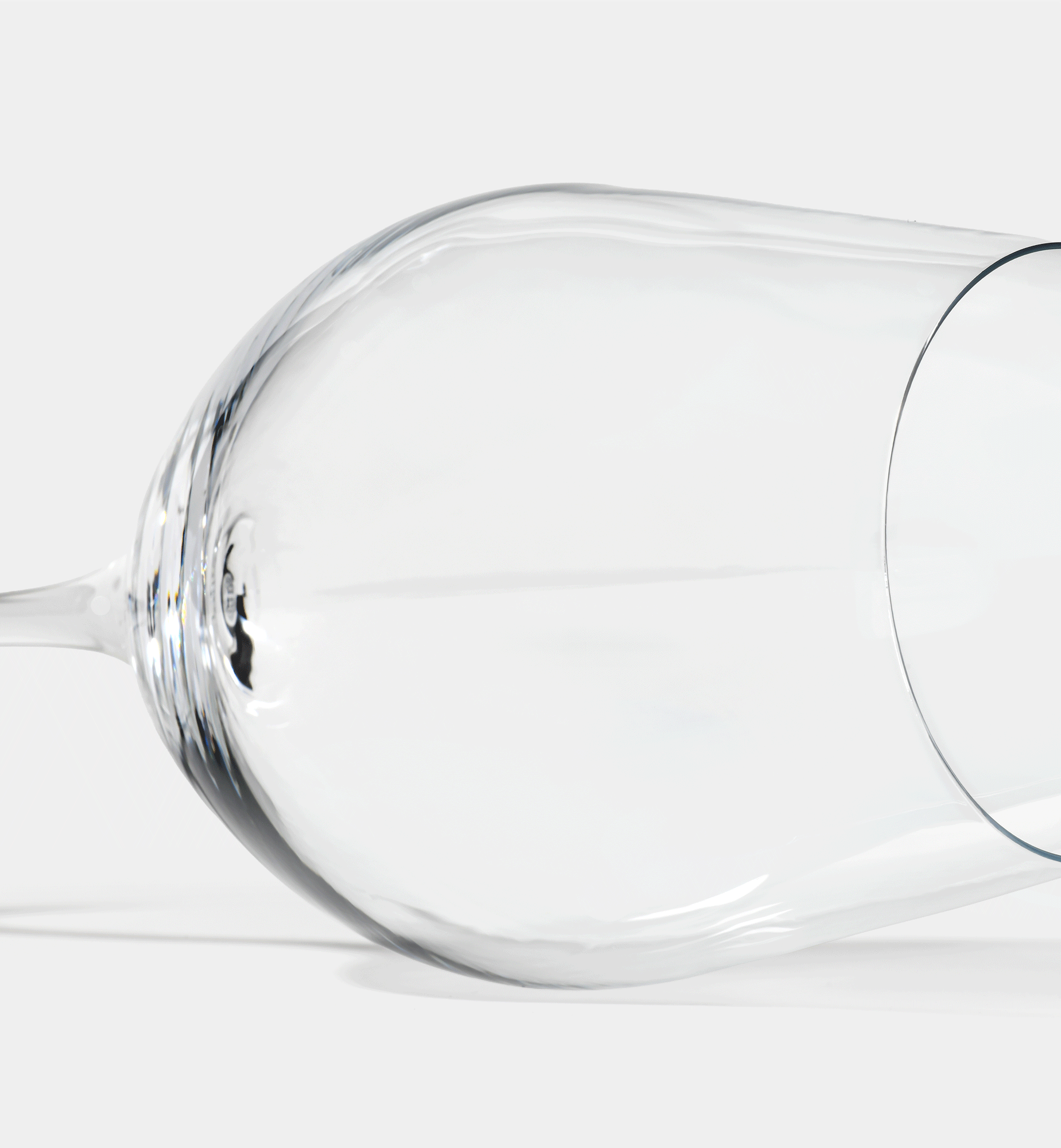 Red wine glasses