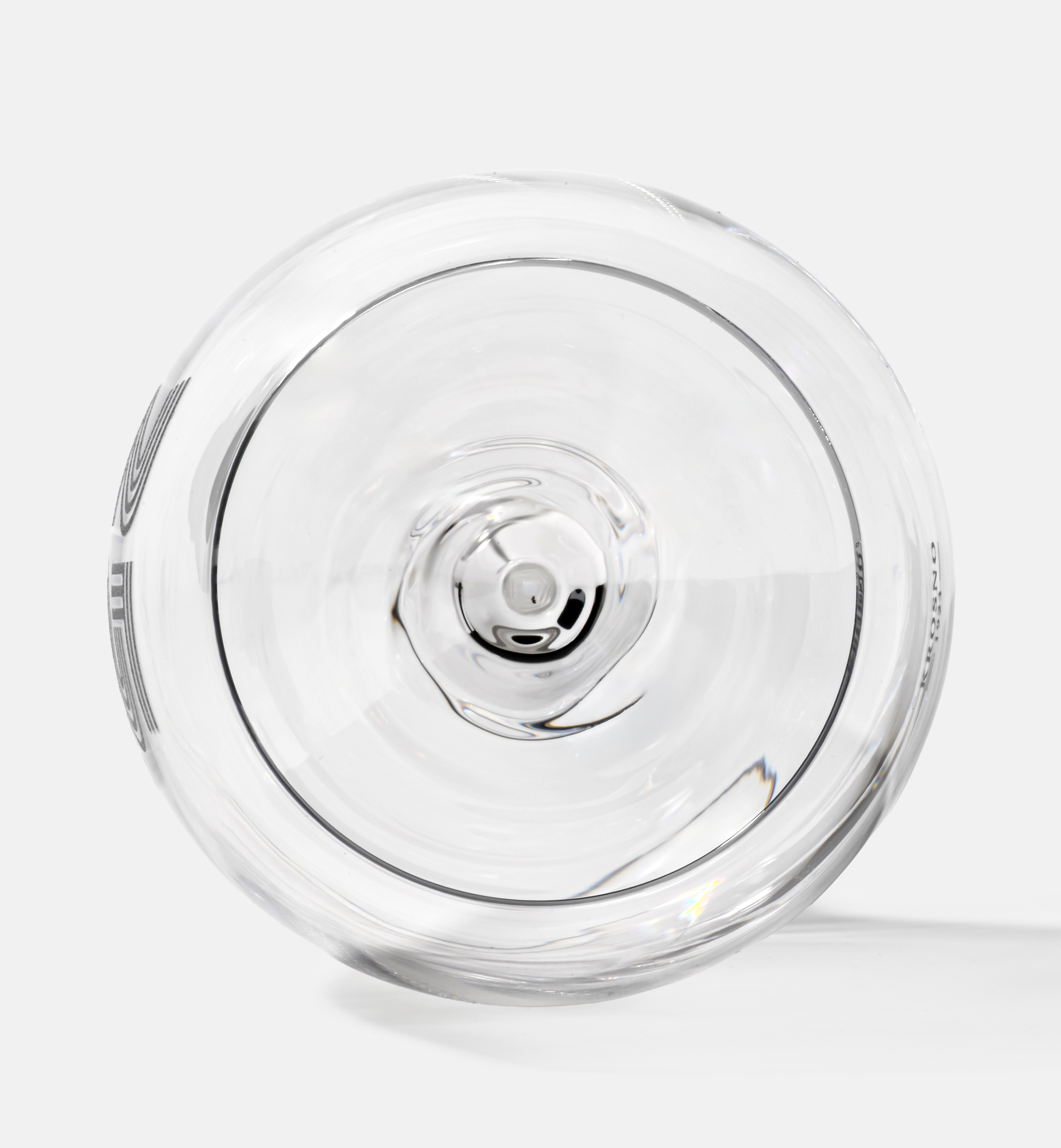 Zdobiony kieliszek do wina z napisem 20 ANNIVERSARY, 20 ROCZNICA 480 ml