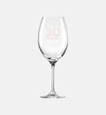 Zdobiony kieliszek do wina z napisem 30 ANNIVERSARY, 30 ROCZNICA 480 ml