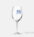 Zdobiony kieliszek do wina z napisem 45 ANNIVERSARY, 45 ROCZNICA 480 ml