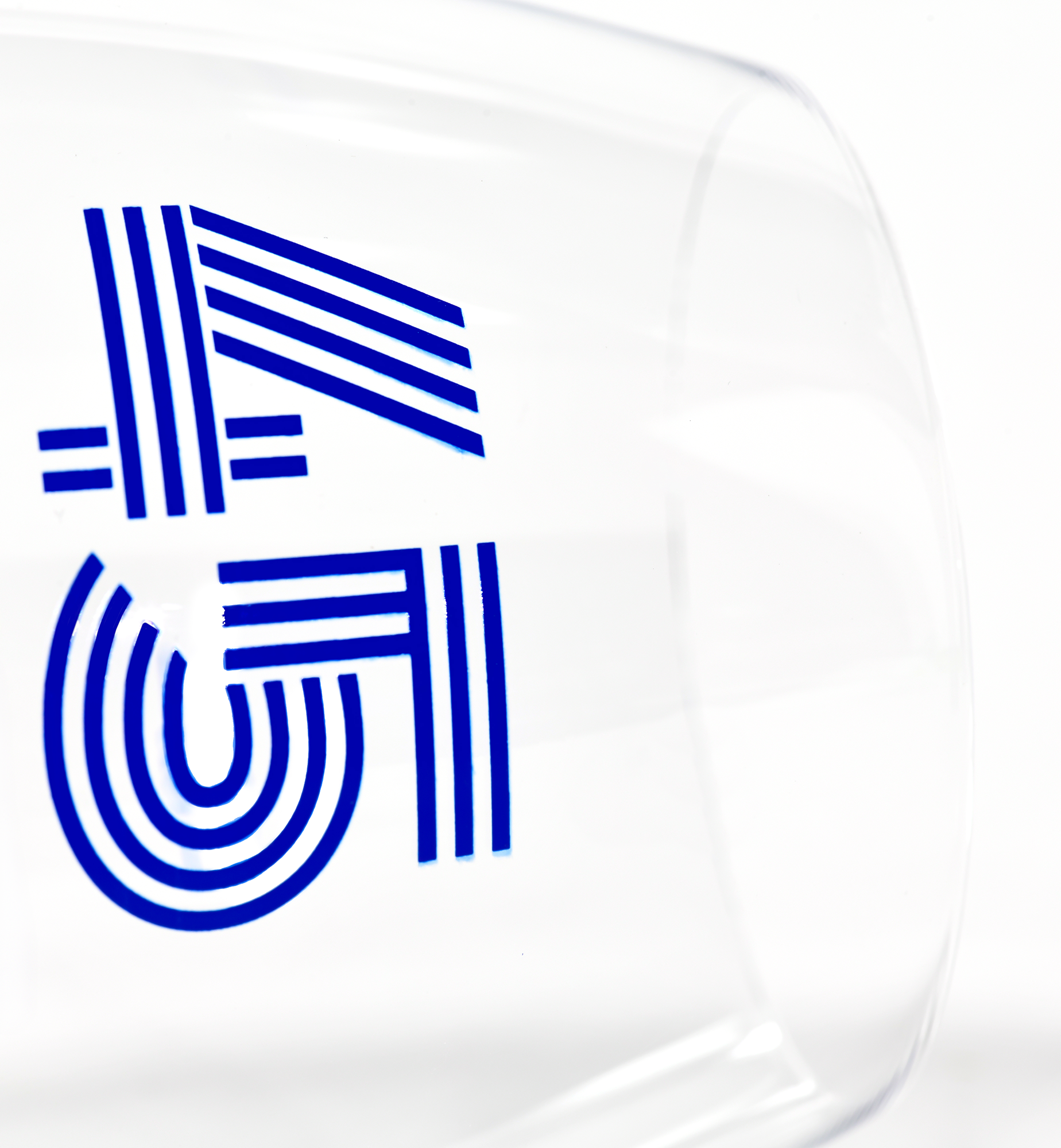 Zdobiony kieliszek do wina z napisem 45 ANNIVERSARY, 45 ROCZNICA 480 ml