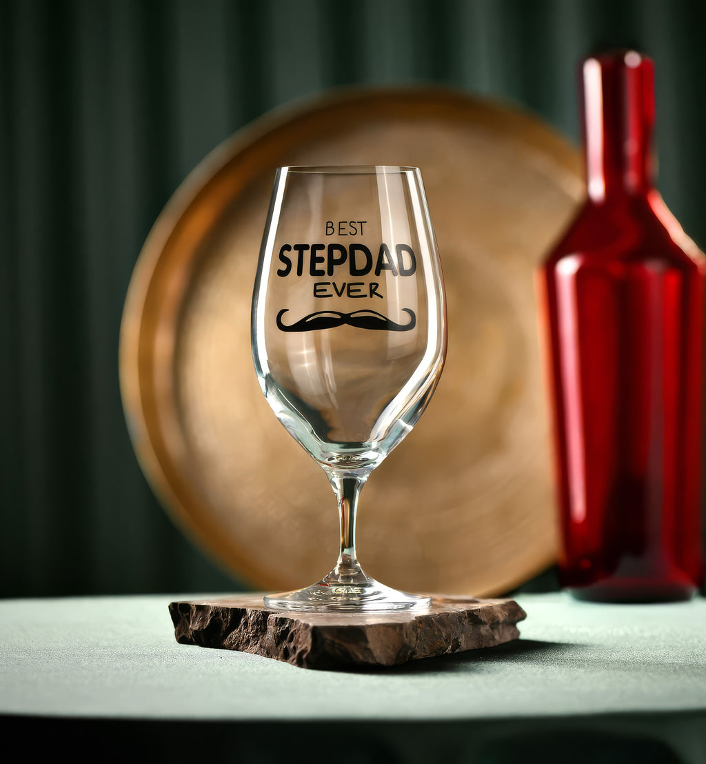 Pokal do piwa z dedykacją dla ojczyma BEST STEPDAD EVER 400 ml