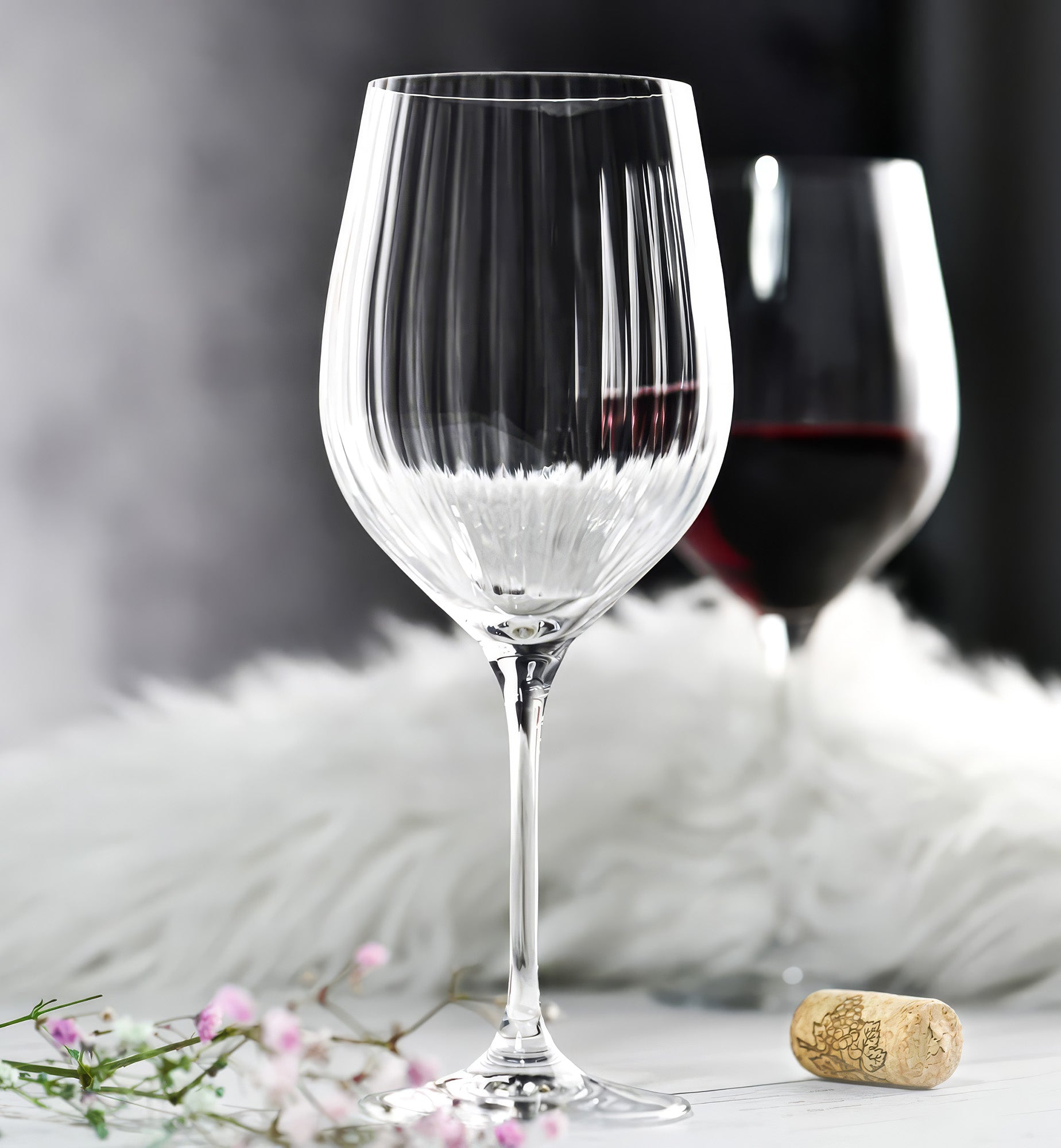 Wine glasses with LUMI optician 450/530 ml