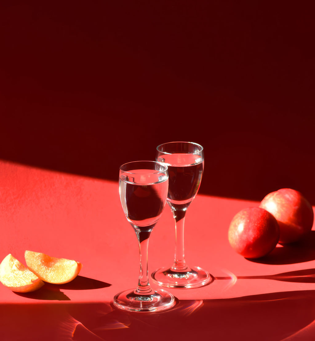 Vodka glasses on stem 35 ml