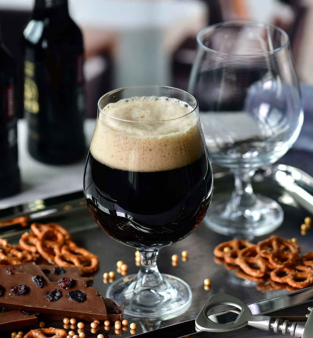 Dark beer glasses
