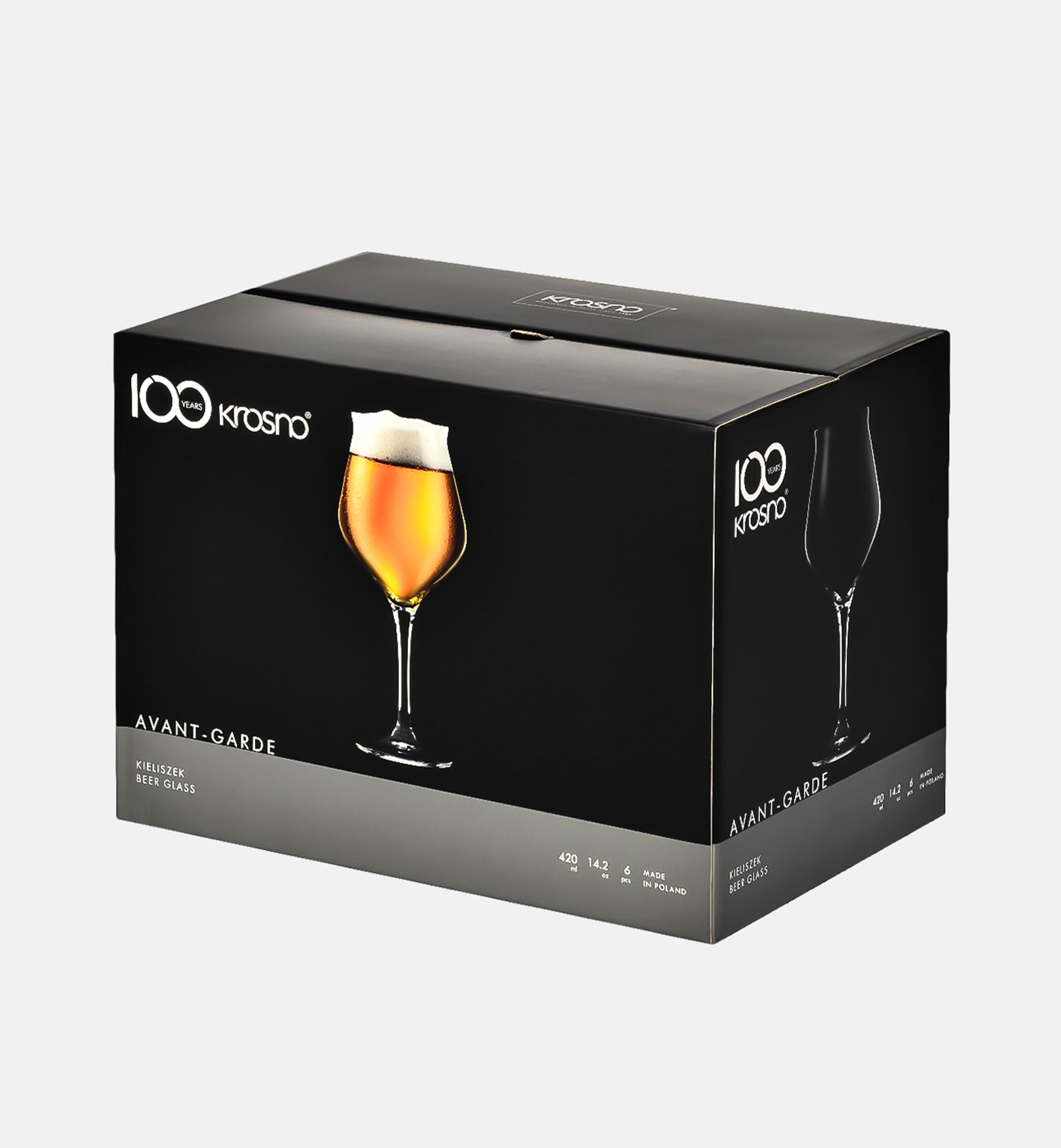Kieliszki degustacyjne do piwa 420 ml