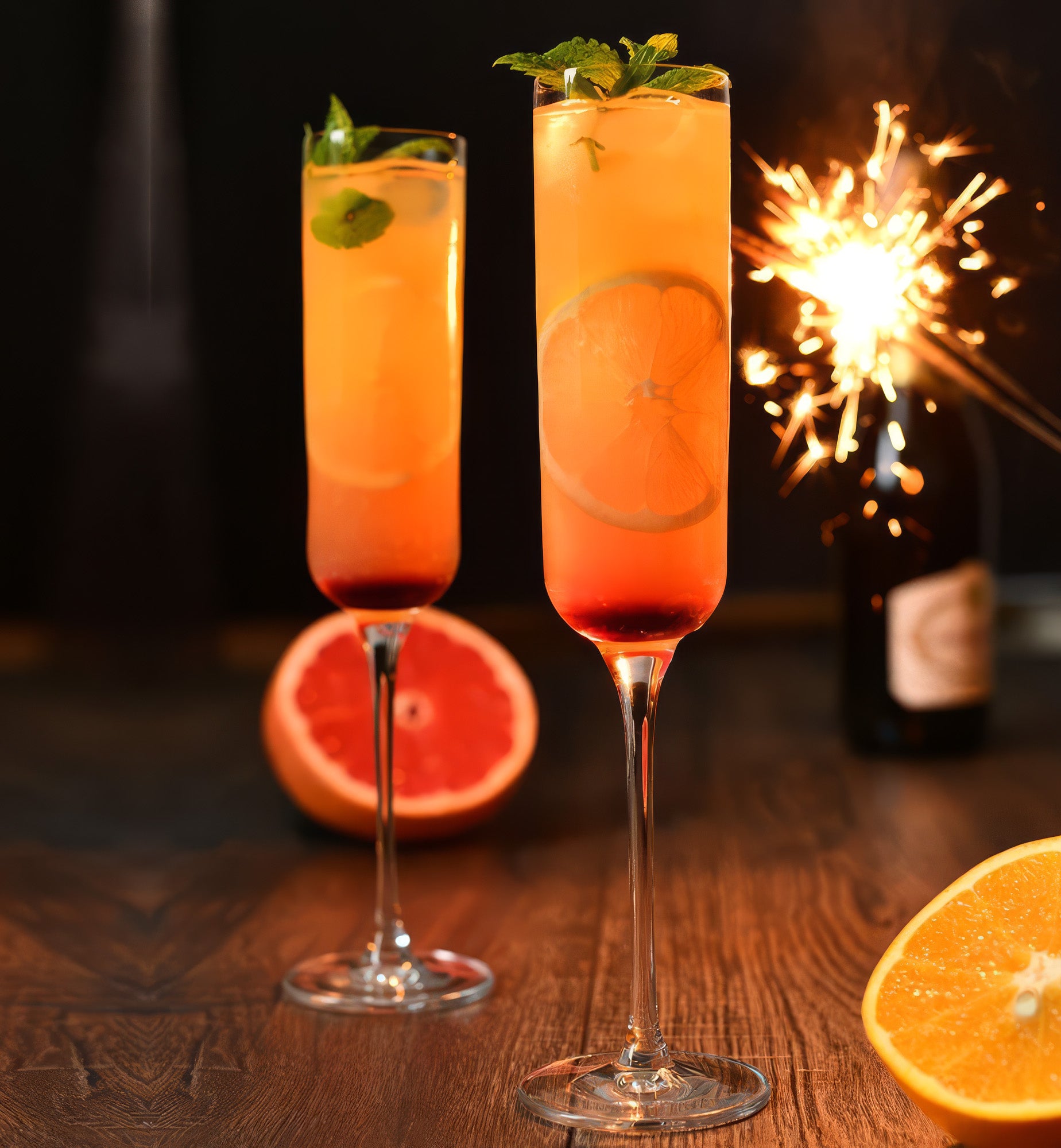 Champagne flutes