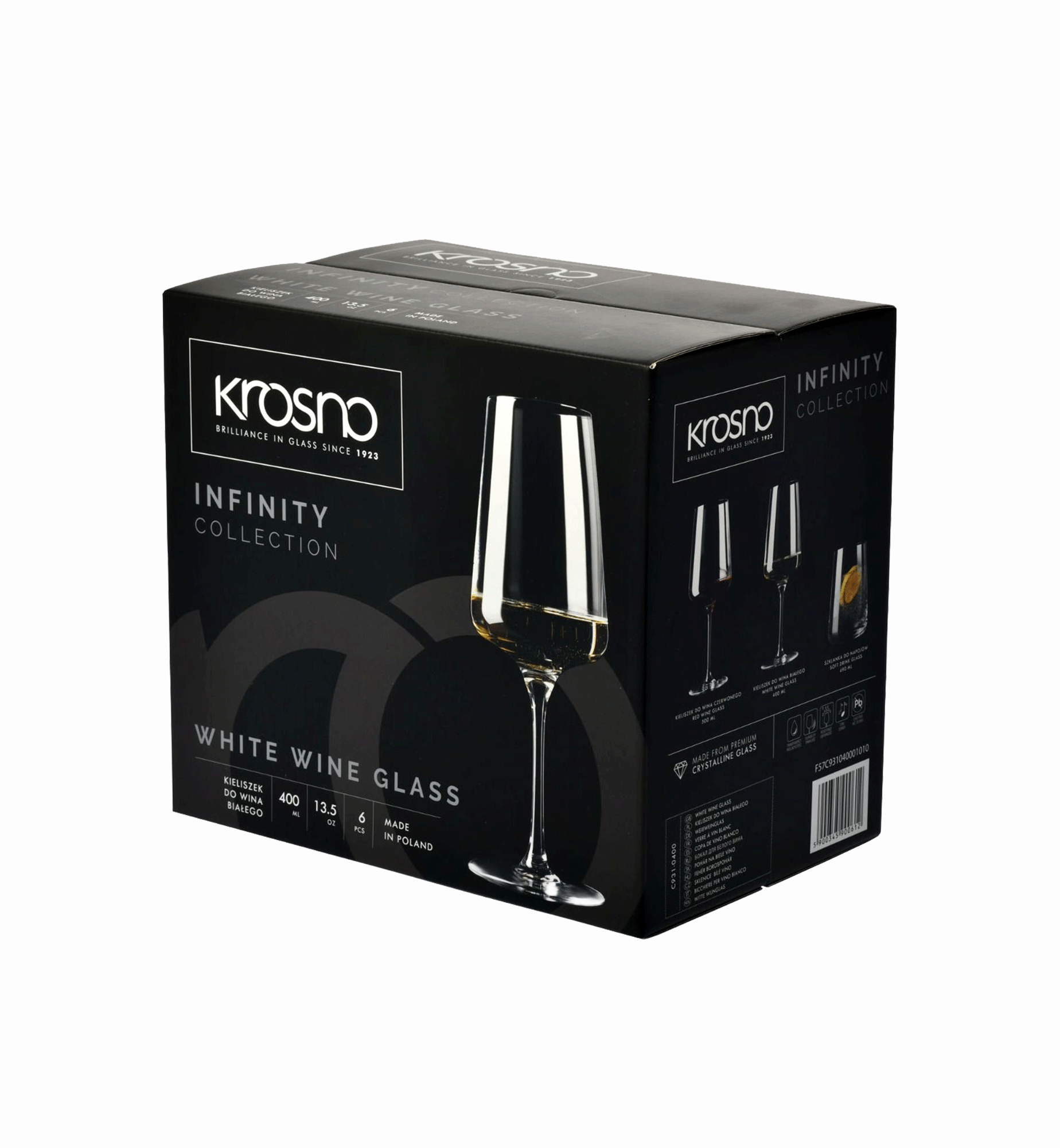Kieliszki do białego wina 400 ml