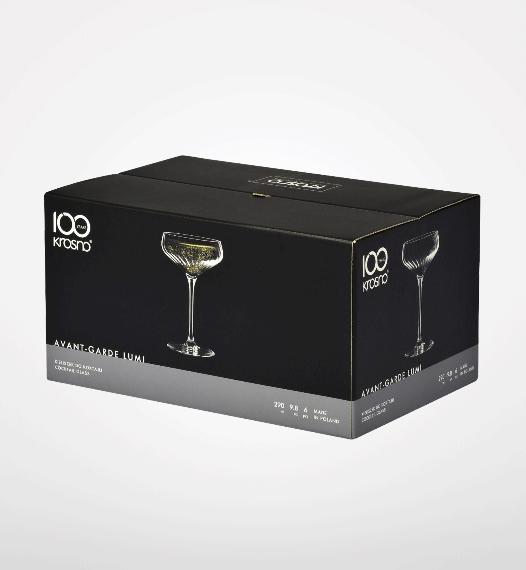 Kieliszki do koktajli 290 ml