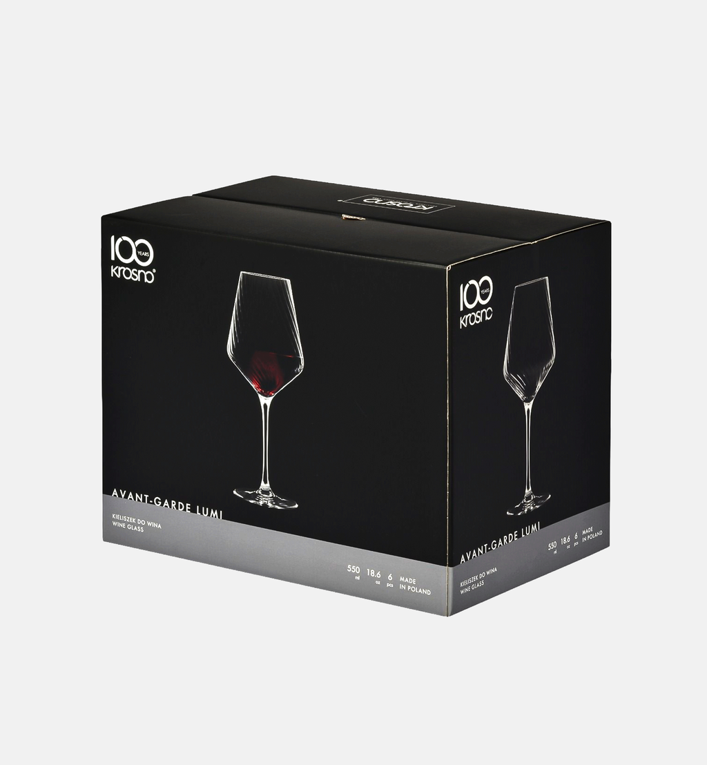 Kieliszki do wina czerwonego 550 ml