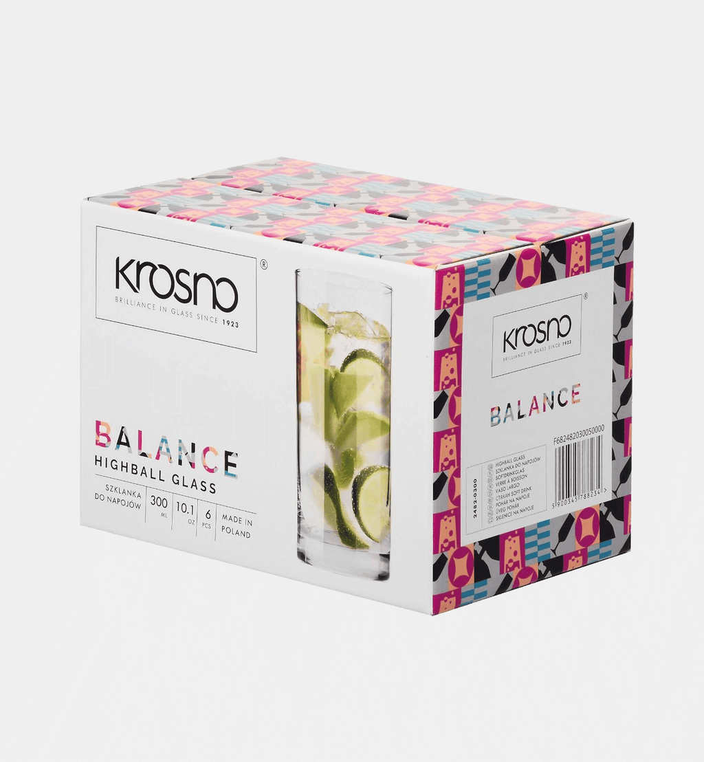 Szklanki long drink 300 ml