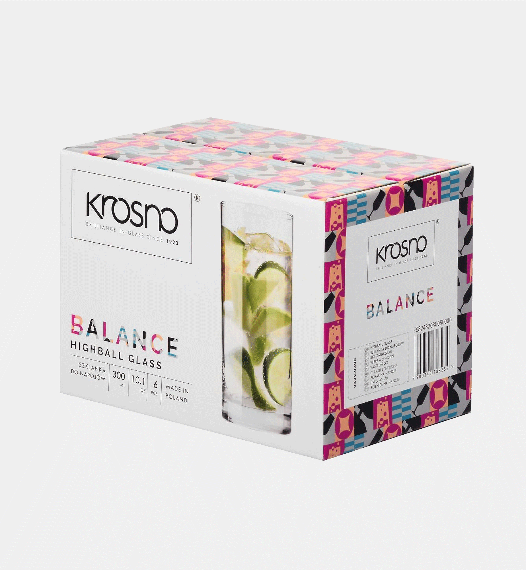 Szklanki long drink 300 ml