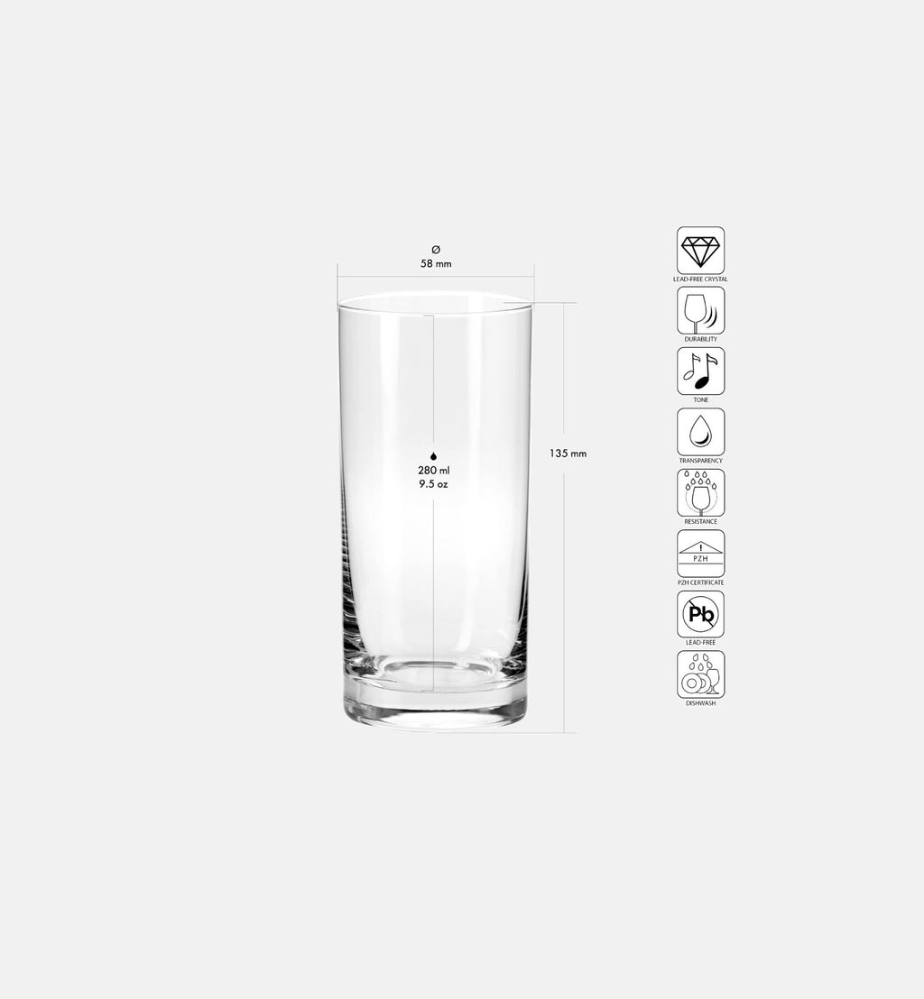 Szklanki HIGHBALL 280 ICE 280 ml