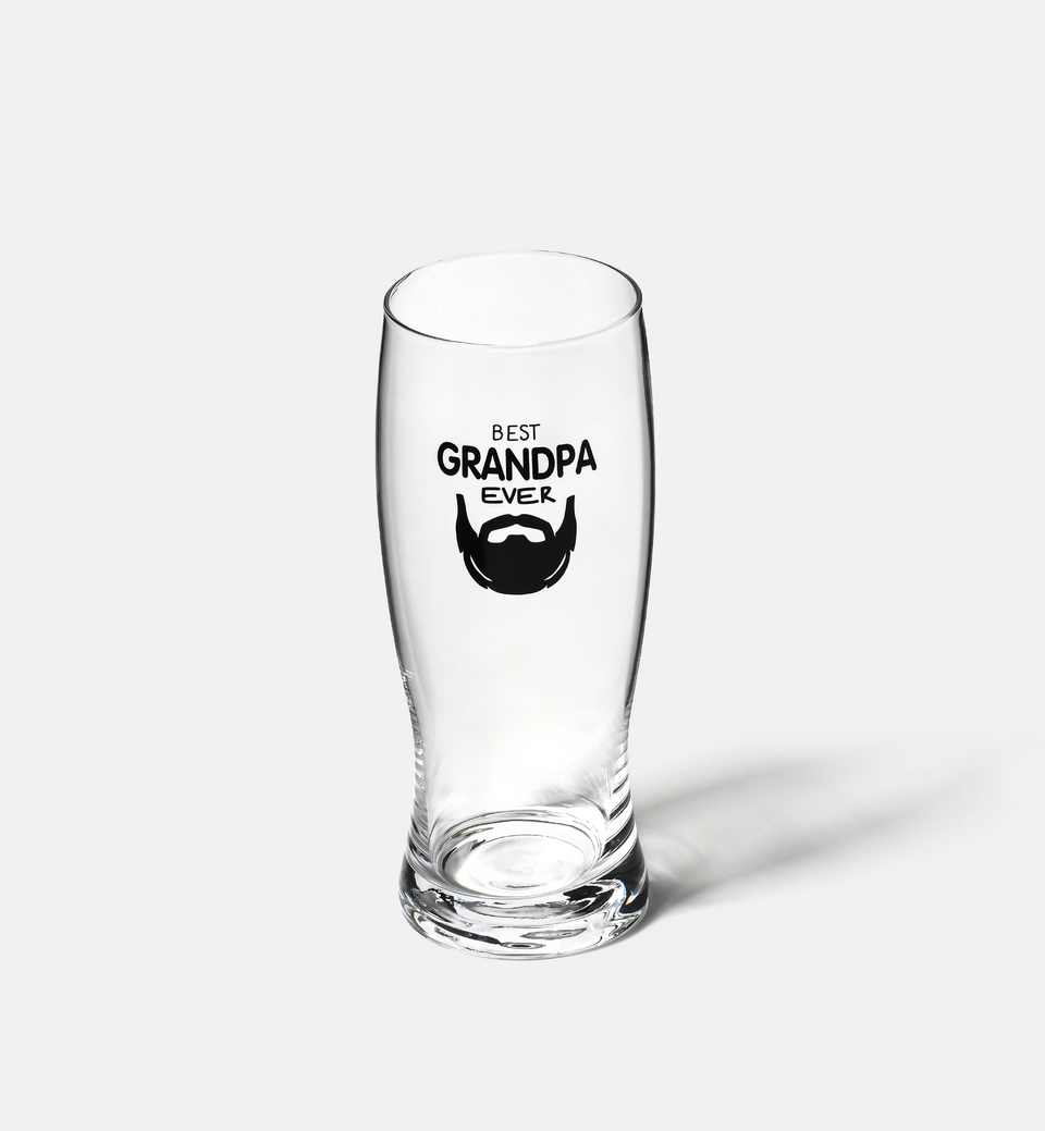 Szklanka do piwa z dedykacją dla dziadka BEST GRANDPA EVER 500 ml