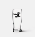 Szklanka do piwa z napisem HAPPY 18th BIRTHDAY 500 ml
