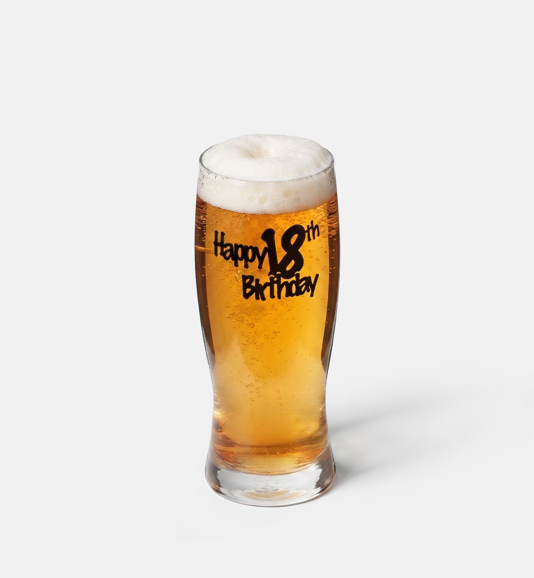 Szklanka do piwa z napisem HAPPY 18th BIRTHDAY 500 ml