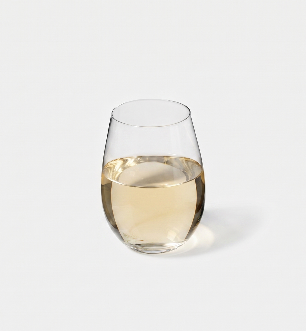 White wine glasses