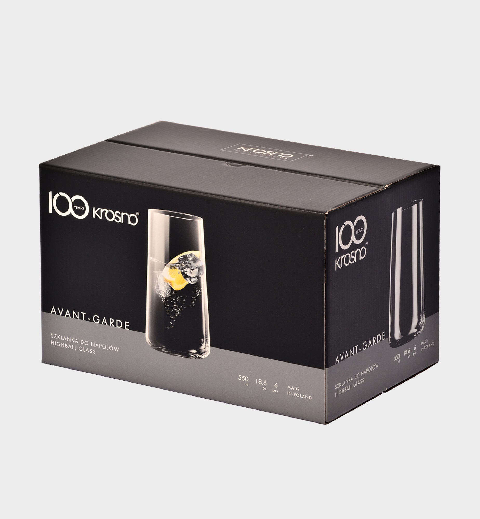 Avant-Garde 550ml Beverage Glasses