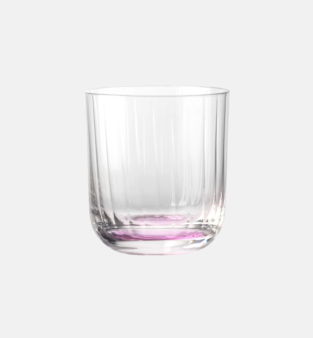 Ryflowane szklanki do wody Różowy 300 ml