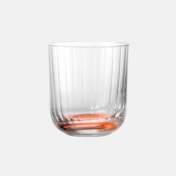 Ryflowane szklanki do wody Pomarańczowy 300 ml