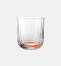 Ryflowane szklanki do wody Pomarańczowy 300 ml