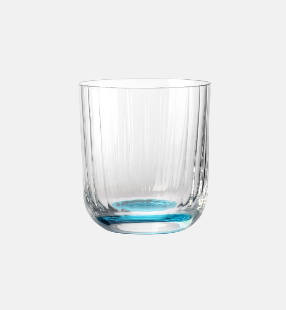 Ryflowane szklanki do wody Niebieski 300 ml