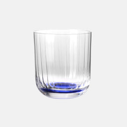 Ryflowane szklanki do wody Granatowy 300 ml