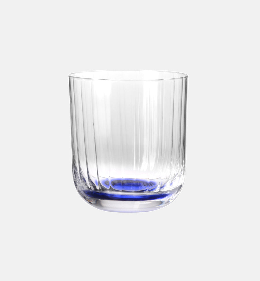 Ryflowane szklanki do wody Granatowy 300 ml