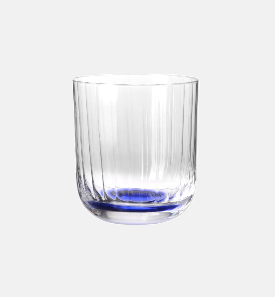 Ryflowane szklanki do wody Granatowy 300 ml