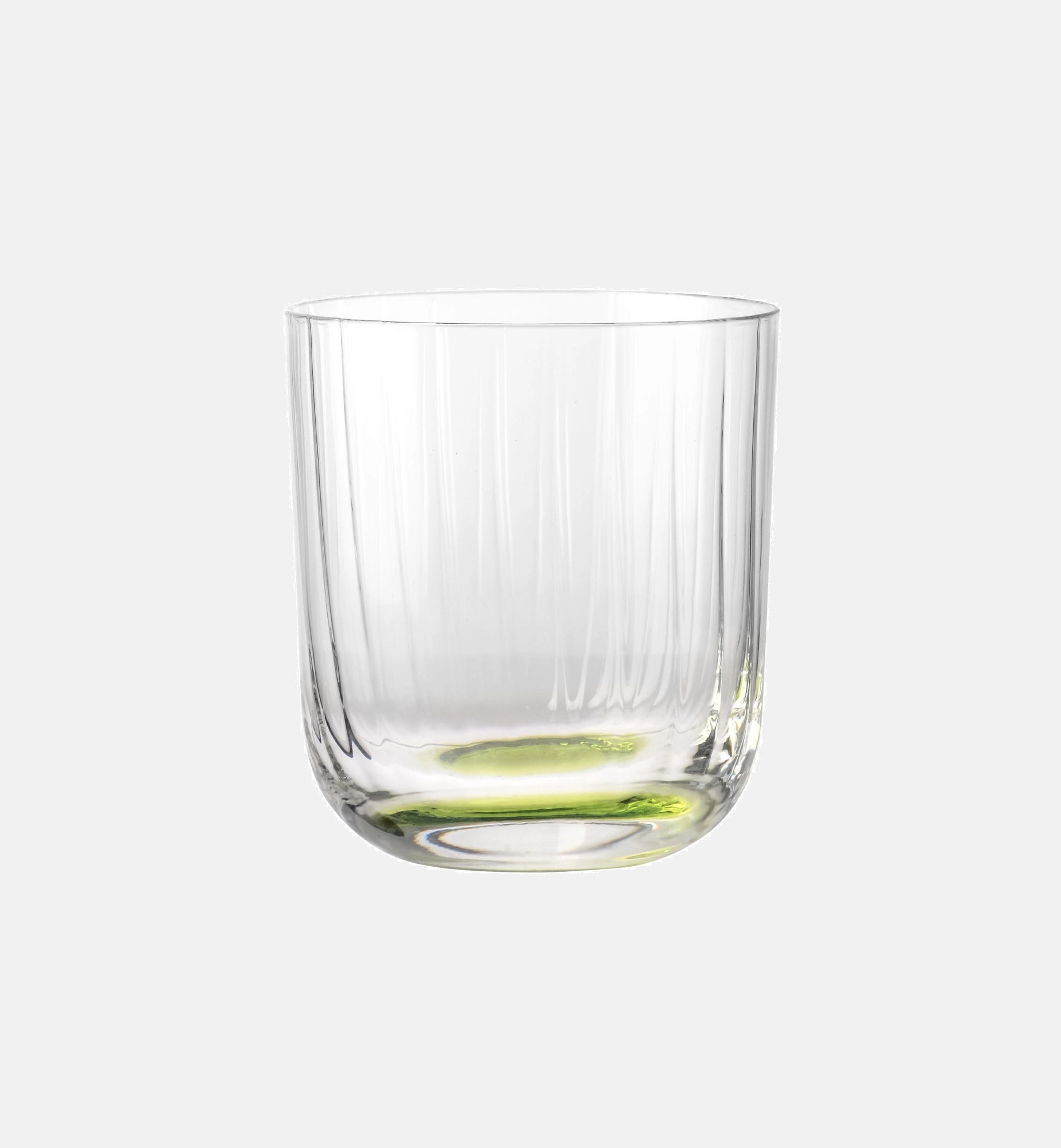 Ryflowane szklanki do wody Zielony 300 ml