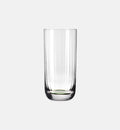 Wysokie ryflowane szklanki do wody Ciemnozielony 360 ml