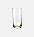 Wysokie ryflowane szklanki do wody Zielony 360 ml