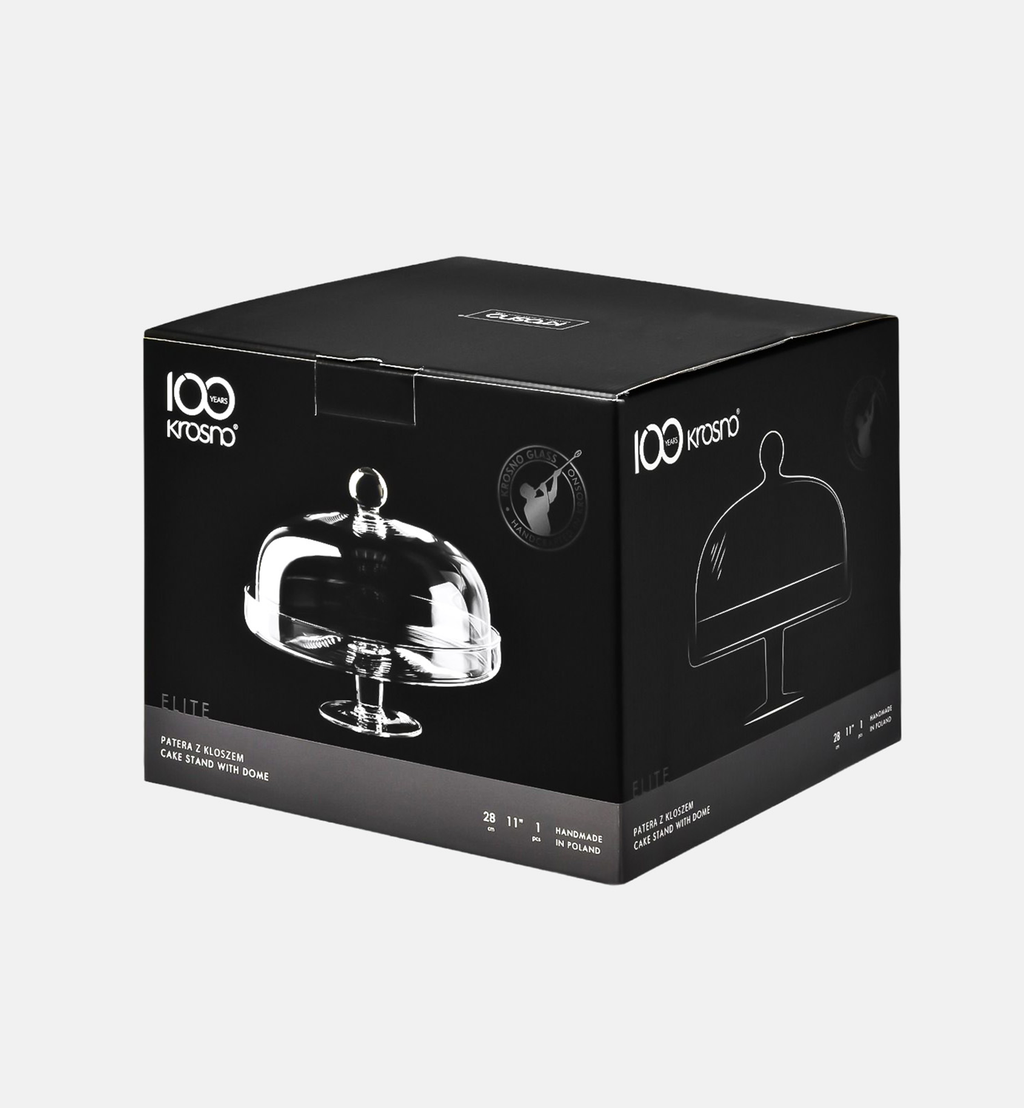 Cake stand with dome 28 cm