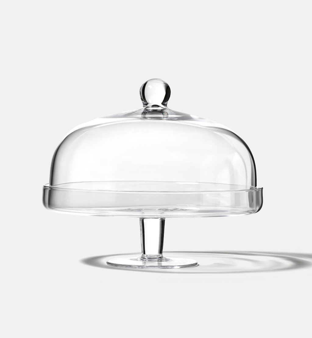 Cake stand with dome 28 cm