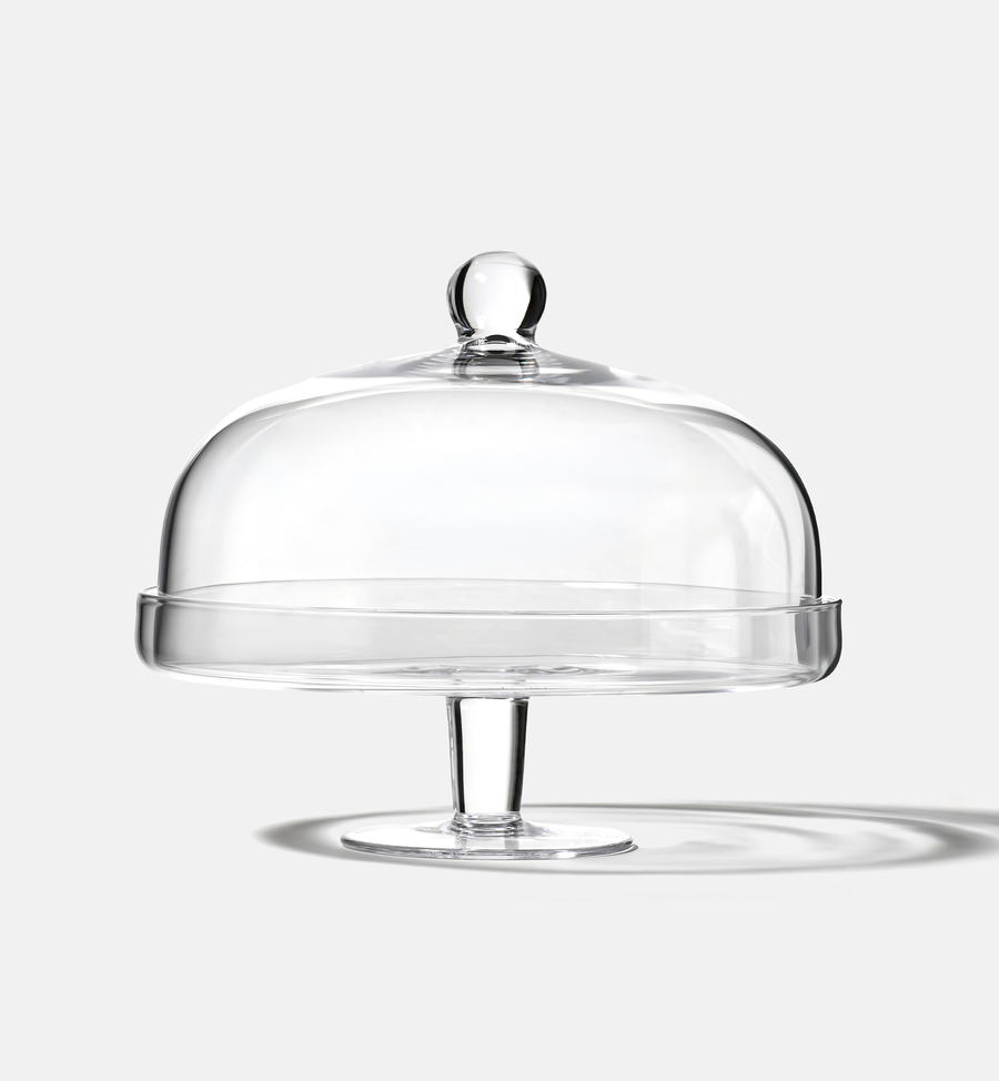 Cake stand with dome 28 cm