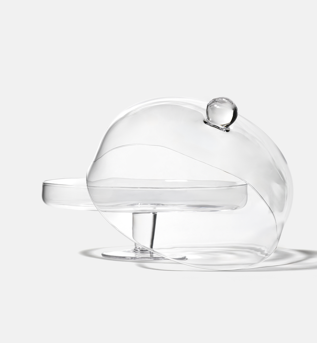 Cake stand with dome 28 cm