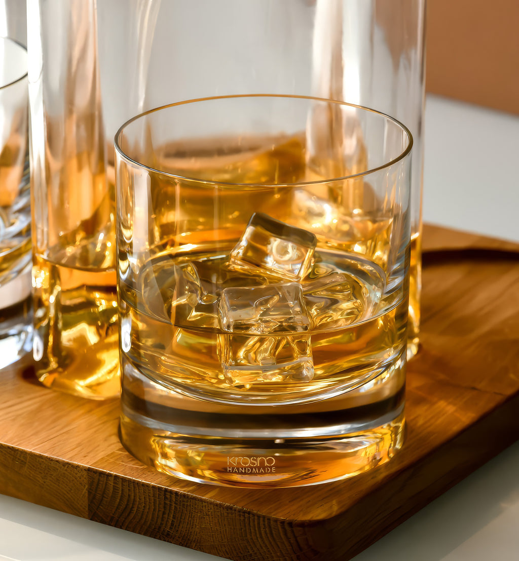 Whisky set with oak tray OAK (5 pcs.)
