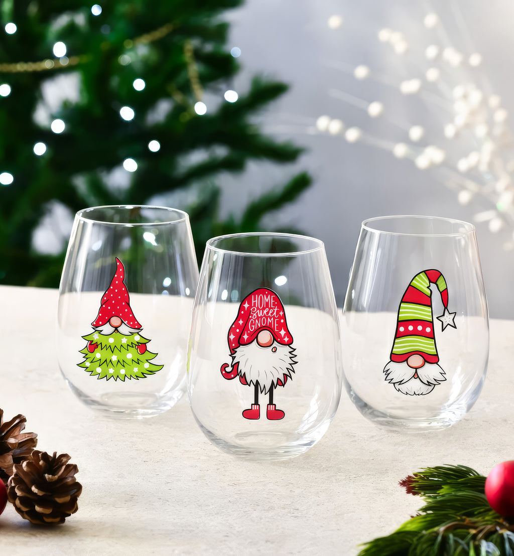 GOD JUL Christmas glasses (3 pcs)