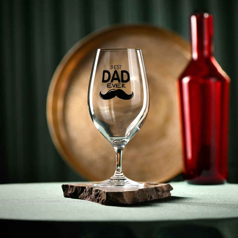 Pokal do piwa z dedykacją dla taty BEST DAD EVER 400 ml